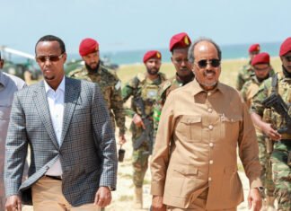 President Hassan Sheikh Lays Foundation Stone for Modern Airport and Seaport in Haawaay