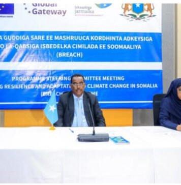 Somalia’s Minister of Interior Opens High-Level Meeting on Climate Resilience and Adaptation