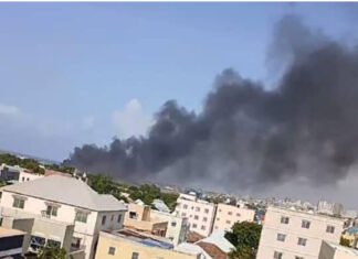 Military Aircraft Crashes at Aden Adde Airport in Mogadishu