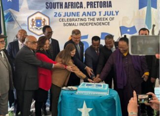Somali Foreign Minister Opens So Somali Foreign Minister Opens Somalia-Owned Embassy in South Africa, Marking 65th Independence Anniversary
