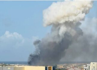 Five UPDF Soldiers Feared Dead, Three Rescued After Military Aircraft Crash at Mogadishu Airport