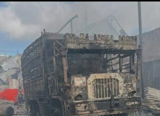 Massive Fire Destroys Property in Mogadishu’s Suuq Bacaad Market