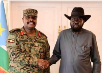 Uganda’s Army Chief Holds Security Talks with South Sudan’s President Kiir