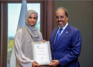 Somali President Honors Ramla Ali with National Recognition