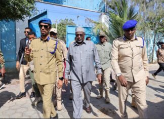 Somali Acting President Visits Warta Nabada Police Station After Deadly Clashes