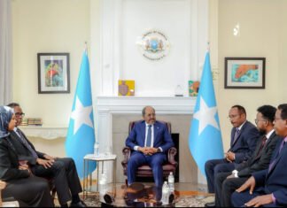 Somali President Visits Embassy in Washington During U.S. Working Trip