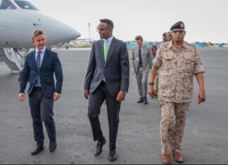 Swedish Defence Minister Arrives in Mogadishu for Official Visit