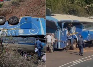 Forty-Two Killed as Bus Crashes on South Africa Mountain Pass