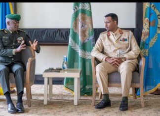Somali Land Force Commander Meets His Counterpart in Kigali