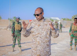 Somalia’s Puntland DANAB Chief Inspects Military Bases Across Region