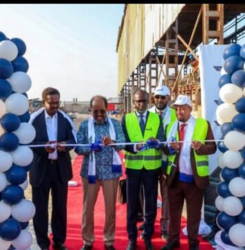 President Hassan Sheikh Opens Banadir Steel Factory in Mogadishu