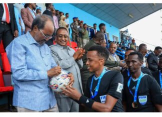 Somali President Congratulates Cartan on Winning Africa Referee of the Year 2025 Award
