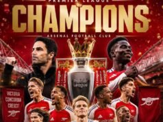 Arsenal end 22-year wait with historic title triumph