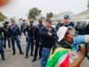 South African Police Block Planned March in Parklands, Western Cape